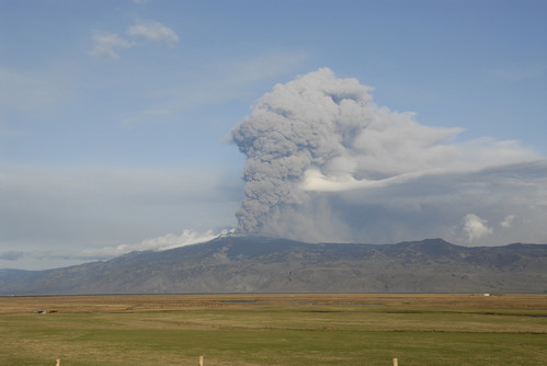 Eyjafjallajökull volcanic eruption, Iceland May 2010