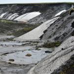 Thawing permafrost in Herschel Island, 2013. Source: Boris Radosavljevic.