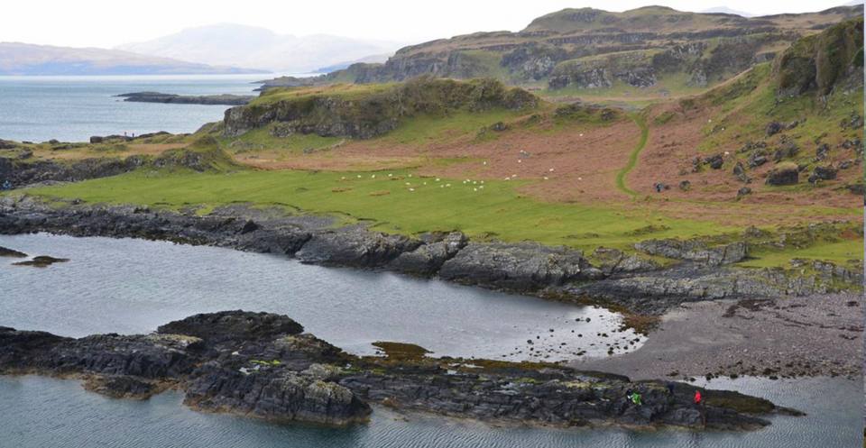 Raised beach at Port a' Chaisteil, Kerrera.