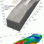 Inversion of 3D ERT data using seismic data as a structural constraint.