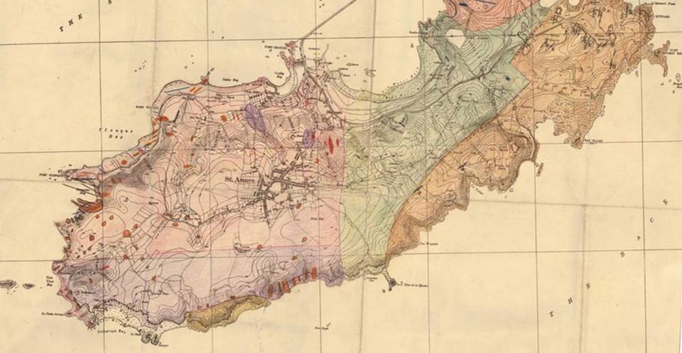 Map of Alderney P818145