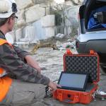 Data collection in a quarry.