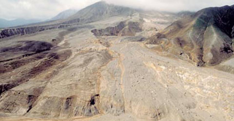 Debris avalanche, Montserrat