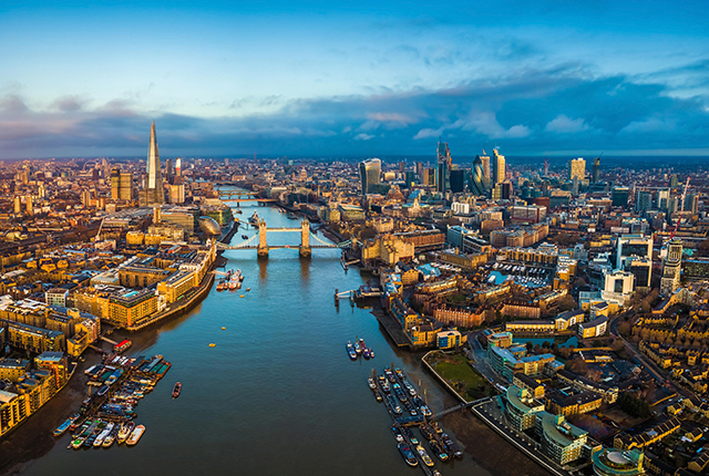 View across London showing Southwark, one of CAMELLIA's four case study areas. ©i-Stock.com.