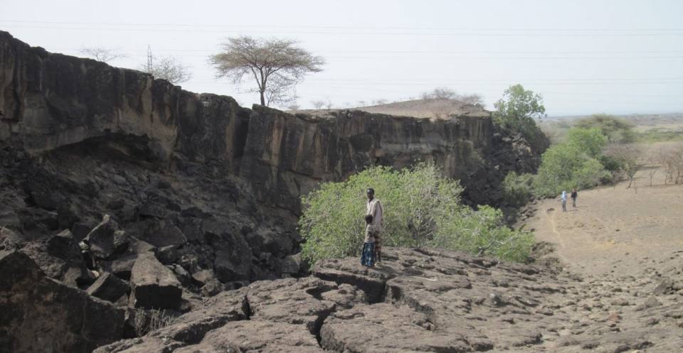 Fault scarp