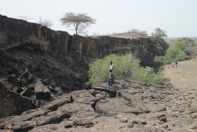 Fault scarp
