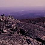 Erta' Ale - Pahoehoe. Texture in 1973 lava, Ethiopia.