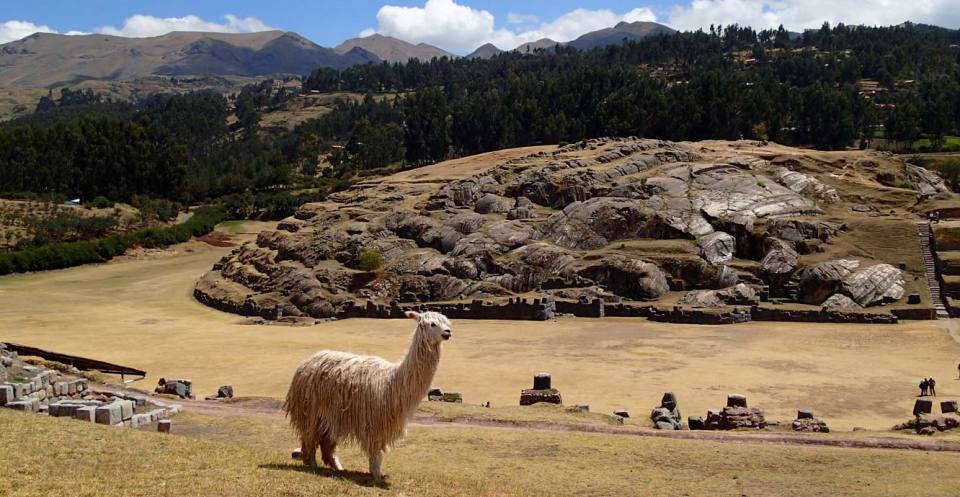 Incan ruins - active normal fault.