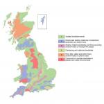 Top level landslide domains for Great Britain