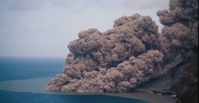 Montserrat pyroclastic flow