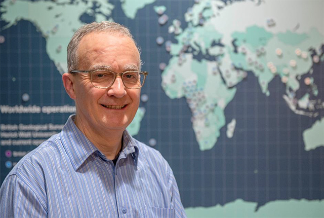 Professor John Rees (British Geological Survey©UKRI)