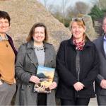 (Left to right): Kate Royse (BGS Chief Digital Scientist); Ruth Edwards MP; Dr Karen Hanghøj (BGS Director); John Day (BGS IT security manager)