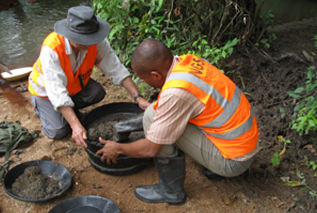 stream sediment sample
