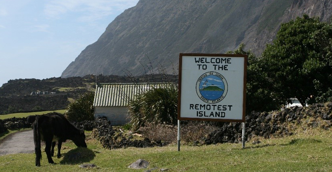 The most remote island in the world.