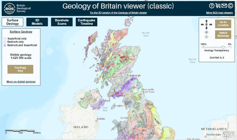 Geology of Britain viewer