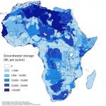 Groundwater storage in Africa