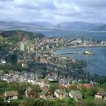 A town on a loch side in Scotland