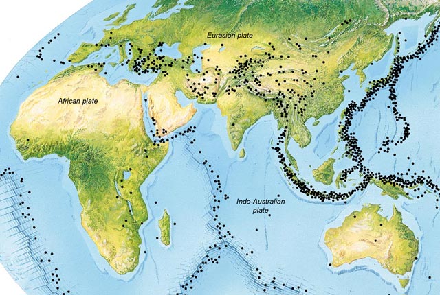 Which two kinds of disasters often happen near the pacific ocean