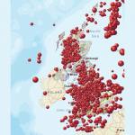 Earthquakes around British Isles