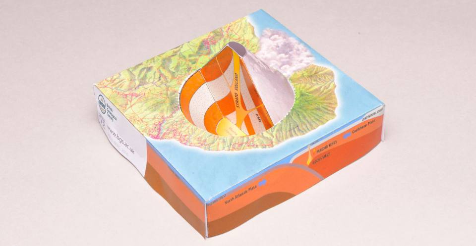 3D model of Soufrière Hills Volcano, Montserrat.
