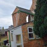 Damage caused to No 26 Magdalen’s Close by sinkhole that developed on Monday 17 February 2014.