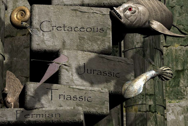 feature fossils geological time