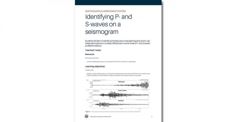 Students will learn to identify some features on real seismograms and/or use these seismograms to consider differences in arrival times of P- and S-waves at different stations.