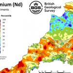 SW England REE stream sediment sample. BGS © UKRI – Contains OS data © Crown copyright 2020.