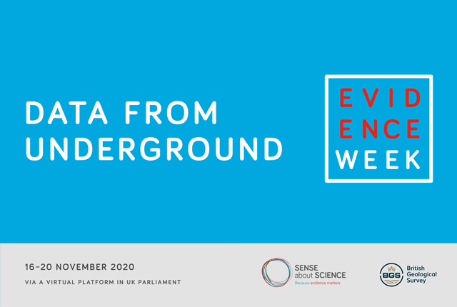 Evidence week 2020 - Data from underground