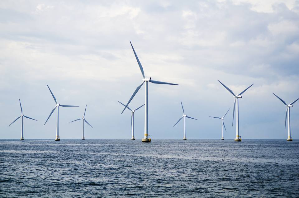 Wind turbines at sea. © iStock