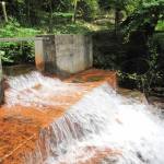 Mine water discharge