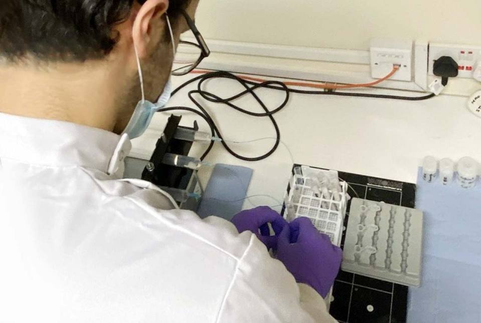 Microdialysis in action