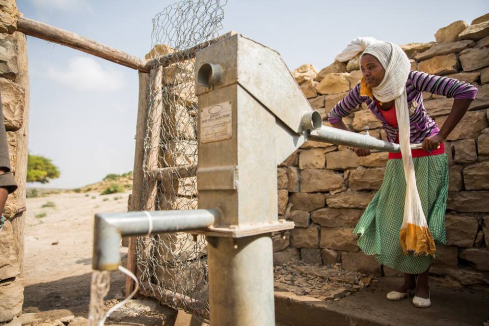 A communal hand pump in Ethiopia - UNICEF Ethiopia