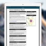 iGeology users can buy bespoke geological reports that include landslide, subsidence and radon reports. BGS © UKRI.