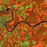 Terrain analysis created from Sentinel image