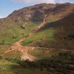 Debris flow landslides A85 Glen Ogle