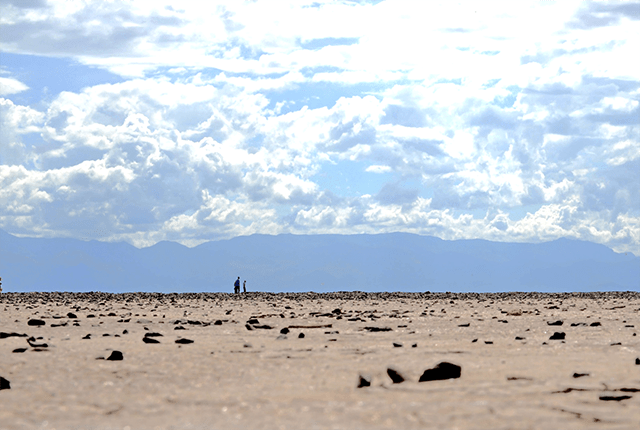 A view of the Chew Bahir lake in southern Ethiopia showing a current dry period. Photo by Julian Ruddock.
