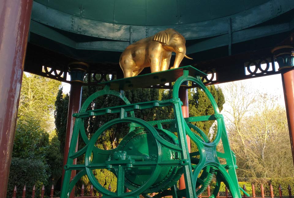 Close up of Maharaja's well head