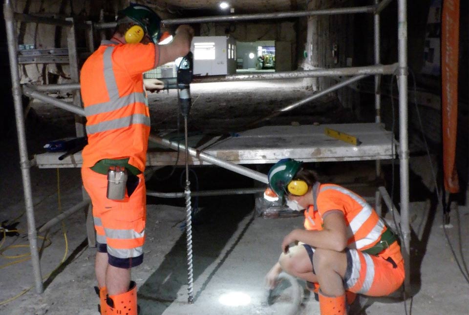 Underground research at Boulby Mine