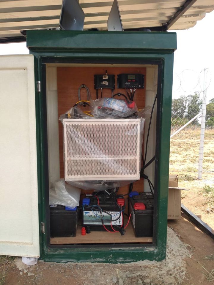An example BGS PRIME instrument installation