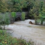 Henllan Bridge on River Tivey