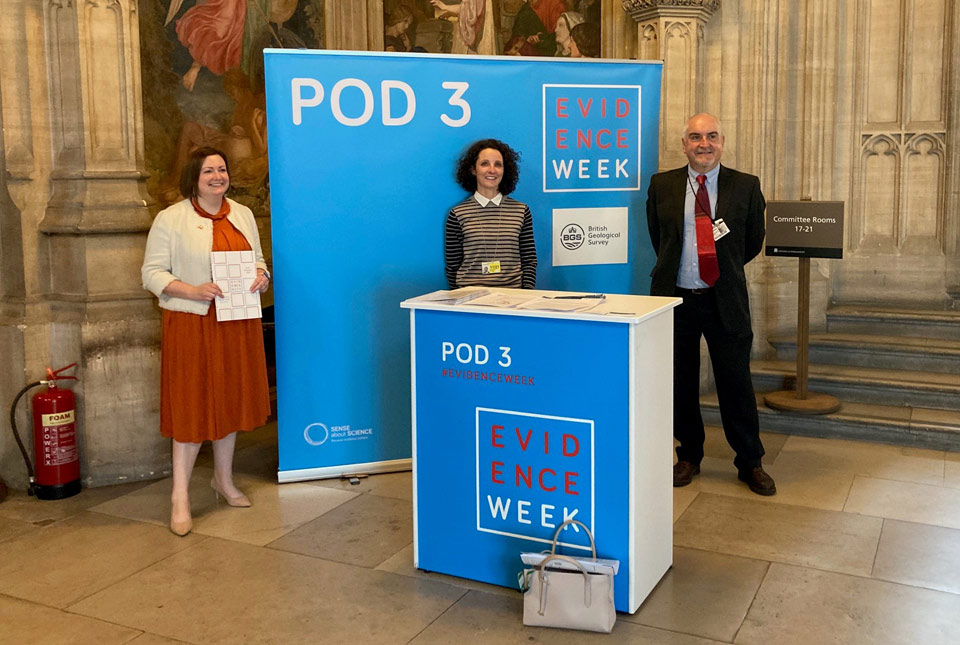 BGS Geothermal team at Evidence Week