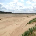 Slack behind Holkham Beach