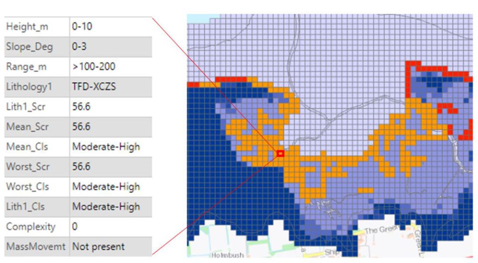 BGS GeoCoast example data