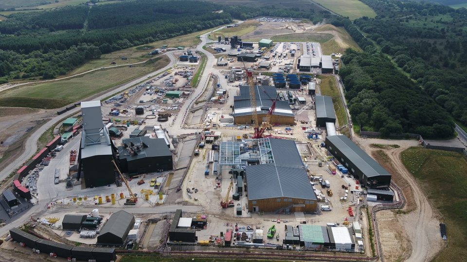 Construction of the Woodsmith Polyhalite mine, operated by Anglo American, North York Moors National Park. © Anglo American