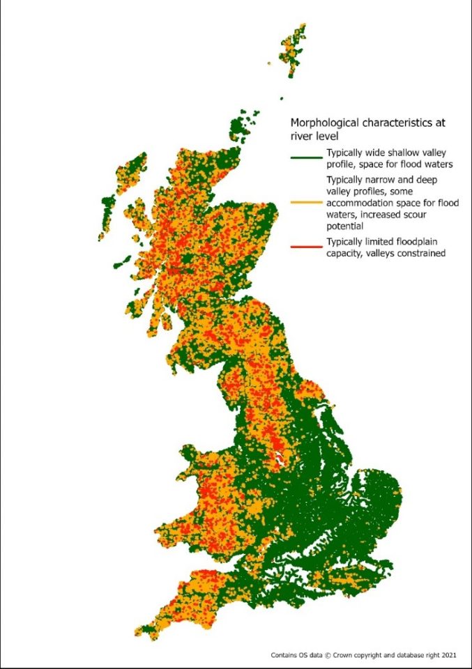 Tier 3 example: river morphology