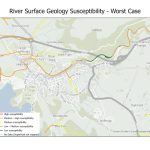 River surface geology susceptibility worst case