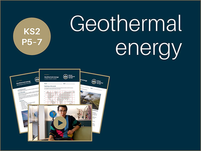 Geothermal energy.