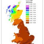 A contoured map of (A) 206Pb/204Pb isotope compositions. Superimposed over this contour map is the outcrop area of the Chalk Group. Chalk underlies much of southern Britain but it does not host much lead. Contains OS data © Crown copyright and database rights 2022. BGS © UKRI.