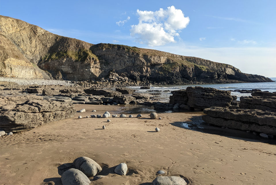 Rhossilli Bay on the Gower, south Wales